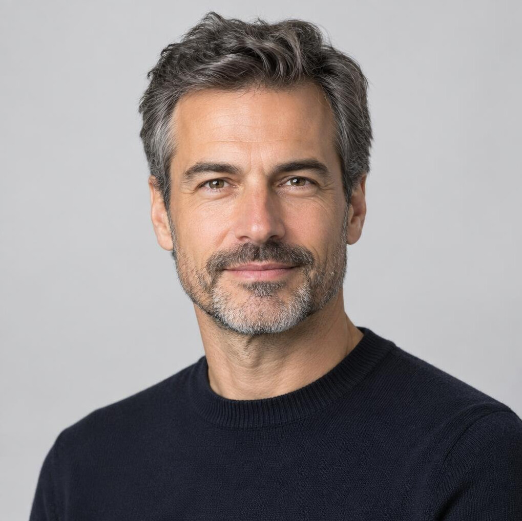 Studio portrait of a man technical director